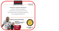Desktop Screenshot of legends-international.com
